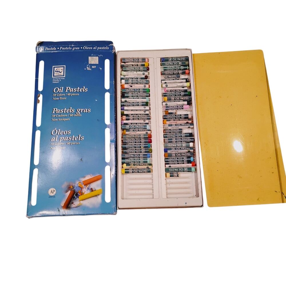 Loew Cornell Multi Colors Oil Pastels 50 out of 60 pieces PAINT ART CRAFT DIY